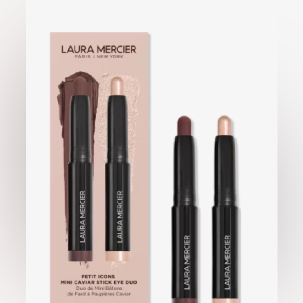 Laura Mercier Mini Caviar Stick Eye Duo - Brown & Cream